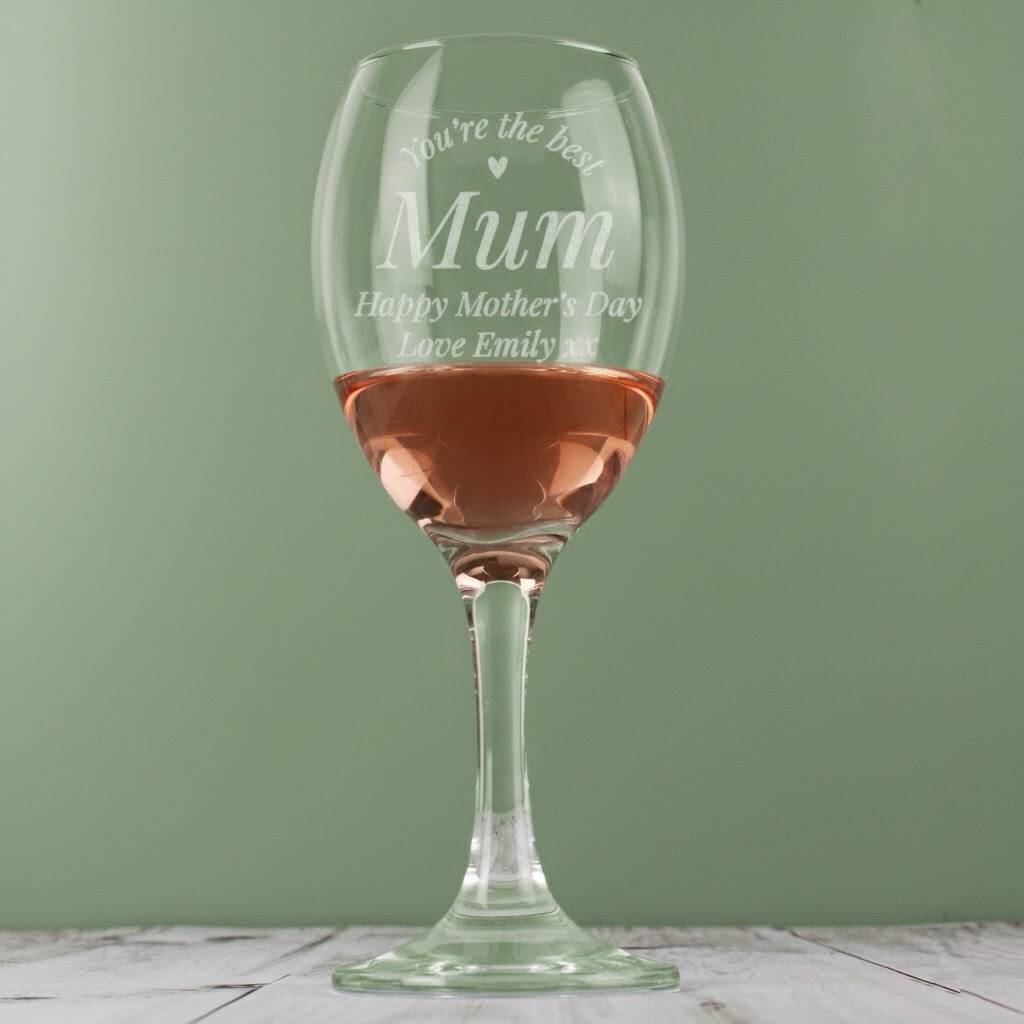 Personalised 'You Are The Best' Wine Glass, 1 of 8