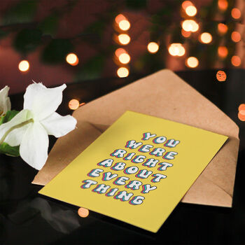 You Were Right About Everything Funny Mother's Day Card, 3 of 5