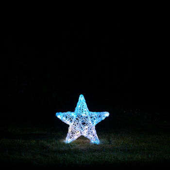Twinkly Smart LED Outdoor Acrylic Small Christmas Star, 9 of 11