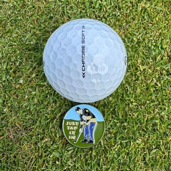 Just Tap It In Golf Ball Marker, 2 of 3