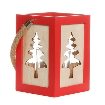 Nordic Tree Wooden Christmas Candle Lantern, 2 of 7