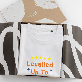 ‘Levelled Up To Uncle’ Cotton Tshirt, 6 of 6