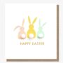 Fluffy Bunny Tail Happy Easter Card, thumbnail 2 of 3