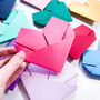 Father's Day Origami Heart Personalised Card, thumbnail 4 of 7