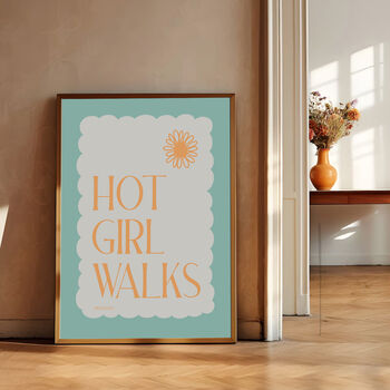 Hot Girl Walks Print, 2 of 8