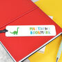 Personalised Dinosaur Bookmark, thumbnail 1 of 3