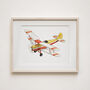 Personalised Plane Portrait, Father's Day Gift For Dad, thumbnail 3 of 12