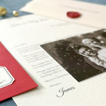 A Letter To My Partner On Our First Christmas Personalised Keepsake, 7 of 9