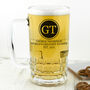 Personalised Initials Beer Glass Tankard, thumbnail 1 of 6