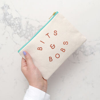 'Bits And Bobs' Little Pouch Makeup Bag, 4 of 5
