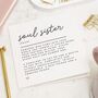 Personalised Soul Sister Birthday Card For Best Friend, thumbnail 1 of 7