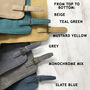 Fair Trade Unisex Vegan Cotton Satchel Shoulder Bag, thumbnail 7 of 12