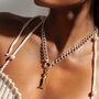 Maxi Mermaid Mixed Metals Necklace Zennor, thumbnail 1 of 3