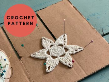 Daffodil Crocheted Flower Printable Guide, 3 of 4