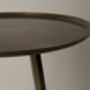 Antique Brass Plated Side Table, thumbnail 2 of 2