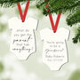 Personalised You're Going To Be Grandparents Decoration, thumbnail 2 of 2