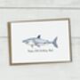 Personalised Great White Shark Card, thumbnail 2 of 4