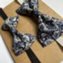 Matching Bow Ties, Dad And Son Dickie Bow Tie Set, thumbnail 3 of 4