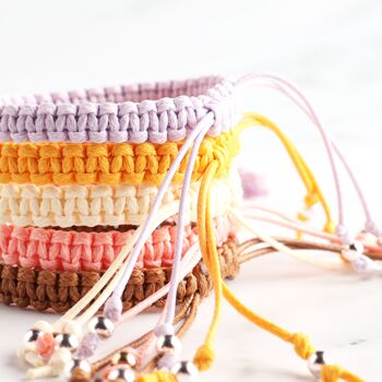 Handwoven Flat Friendship Bracelet, 6 of 8