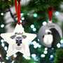 Schnauzer Christmas Tree Dog Decoration Personalised, thumbnail 4 of 10