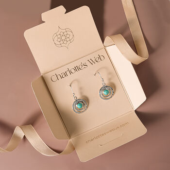 Infinity Protection Labradorite Sterling Silver Earrings, 6 of 8