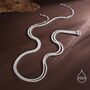Sterling Silver 2mm Cz Tennis Necklace, thumbnail 4 of 12