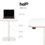 Electrically Height Adjustable Desk, thumbnail 2 of 8