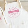 Personalised Mother Daughter Matching Baking Aprons, thumbnail 4 of 4