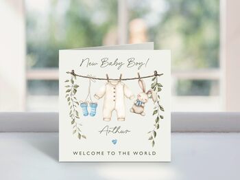 New Baby Girl Card | Colour Options, 2 of 2