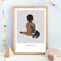 Personalised Baby And Pet Print, thumbnail 2 of 6