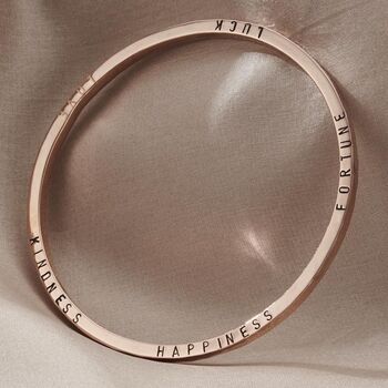 Personalised Chunky Word Bangle, 4 of 7