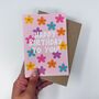 Colourful 'Happy Birthday To You' Flower Card, thumbnail 5 of 6