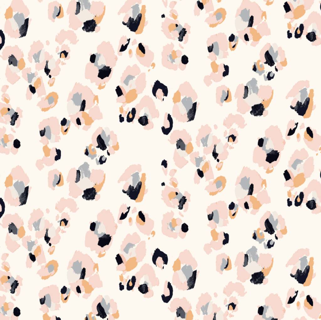 Pink Leopard Print Wallpaper By Eleanor Bowmer 