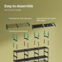 Eight Tier Adjustable Shoe Rack Fabric Organiser, thumbnail 7 of 8