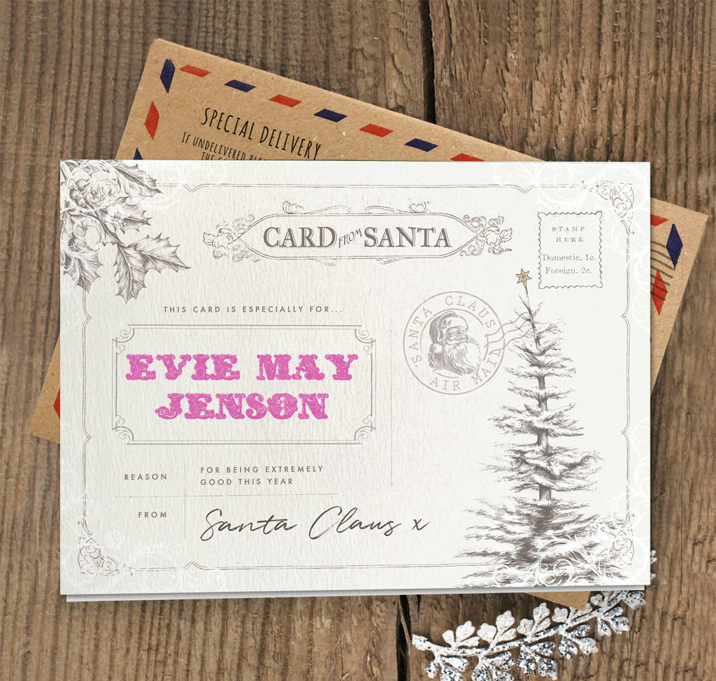 Christmas Card From Santa 