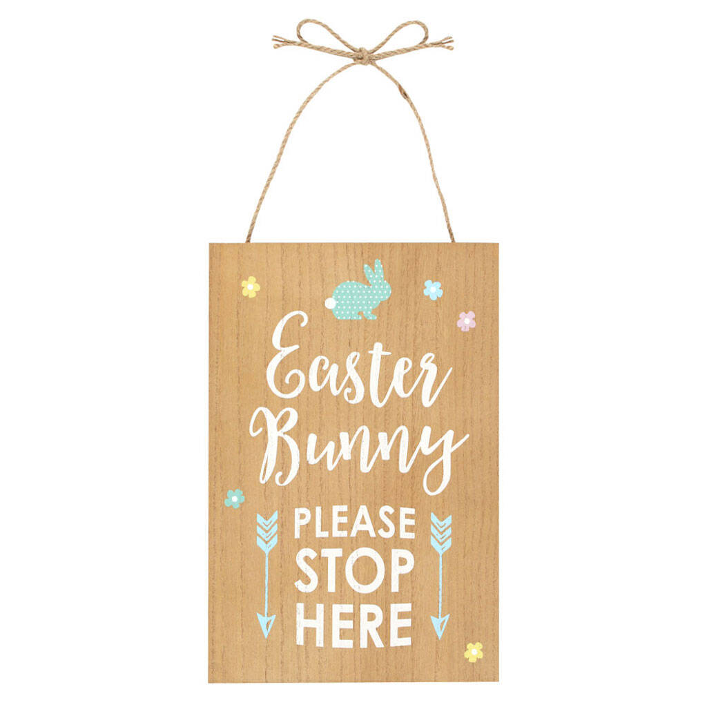 Easter Bunny Sign By Mala Rocks | notonthehighstreet.com