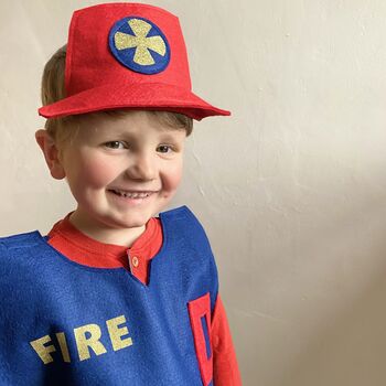 Personalised Role Play Firefighter Fireman Costume, 2 of 11