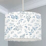 Grey Blue Leaves Children's Lampshade, thumbnail 1 of 2
