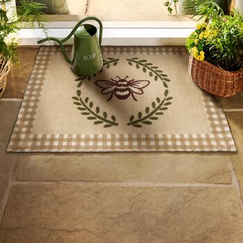 Beehive Beige Washable Doormat, 5 of 7