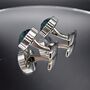 Silver Vintage Cufflinks Gift, thumbnail 3 of 4