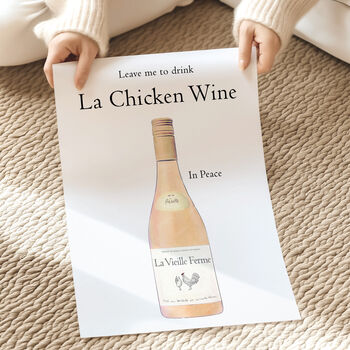 Chicken Wine Wall Art La Vieille Ferme, 4 of 5