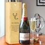 Personalised Zodiac Design Moet And Wooden Carry Box, thumbnail 1 of 3