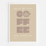 Coffee Types Print, thumbnail 6 of 7