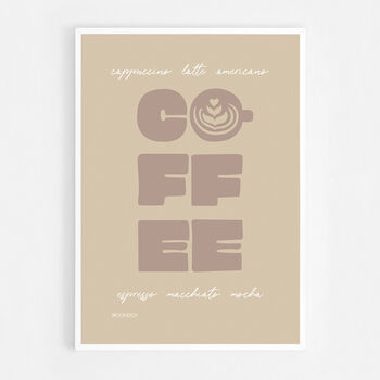 Coffee Types Print, 6 of 7
