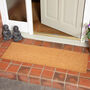 Malham Plain Natural Coir Door Mat, thumbnail 2 of 4