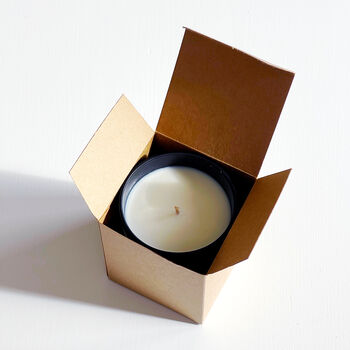 Matt Black Soy Wax Candle Choice Of Fragrance, 5 of 8