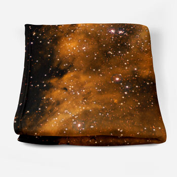 Space Fleece Blanket Soul Nebula, Gold Nebula, 3 of 10