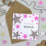 Leopard Love Stars Birthday Card, thumbnail 5 of 7