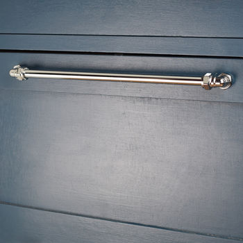 Chrome Industrial Pull Handle, 4 of 5