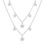 Blake Double Row Star Necklace, thumbnail 4 of 8